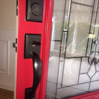 Today's Entry Doors - After Picture - Gorgeous red, stunning glass. - Door Sales/Installation Near Me - Orange, California Today's Entry Doors - After Picture - Gorgeous red, stunning glass. - Door Sales/Installation Near Me - Orange, California