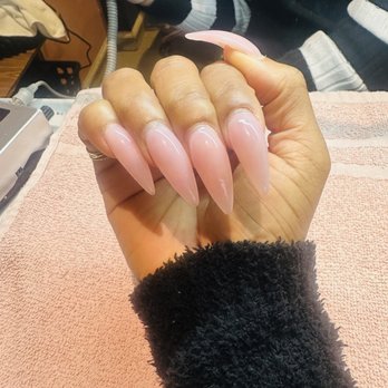 Lalu'a Nails & Spa - The manicure in the second picture is four weeks old - Nail Salons Near Me - Silver Spring, Maryland