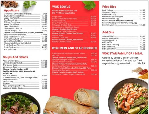 Menu photo 1 Wok Star Sylvan Lake, AB