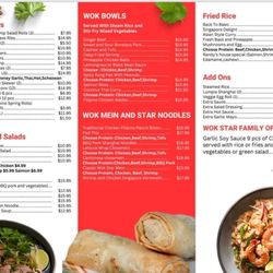 Wok Star - MENU