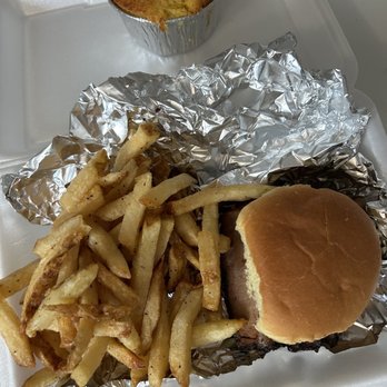 Smoque BBQ - Kids brisket sandwich - Barbeque Near Me - Chicago, Illinois