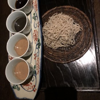 Tei-An - Soba with 4 dipping sauces - Japanese Near Me - Dallas, Texas Tei-An - Soba with 4 dipping sauces - Japanese Near Me - Dallas, Texas