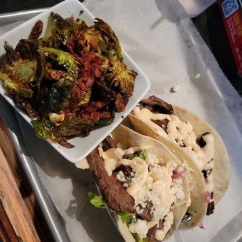 Hickory Tavern - Steak Tacos & Brussel Sprouts - American Near Me - Charlotte, North Carolina Hickory Tavern - Steak Tacos & Brussel Sprouts - American Near Me - Charlotte, North Carolina