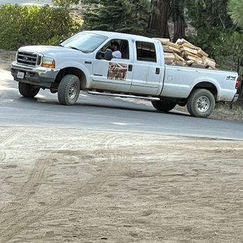 Camp Edison - Fire wood 1$ a piece they drive around selling wood at 6pm - Campgrounds Near Me - Shaver Lake, California