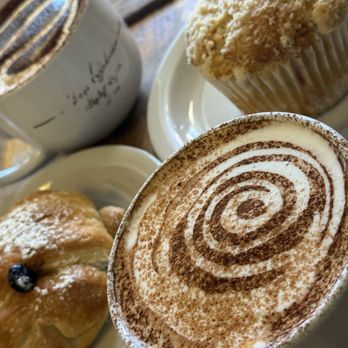 Macy's European Coffee House - Blueberry croissant and strawberry buttermilk muffin - Bakeries Near Me - Flagstaff, Arizona Macy's European Coffee House - Blueberry croissant and strawberry buttermilk muffin - Bakeries Near Me - Flagstaff, Arizona