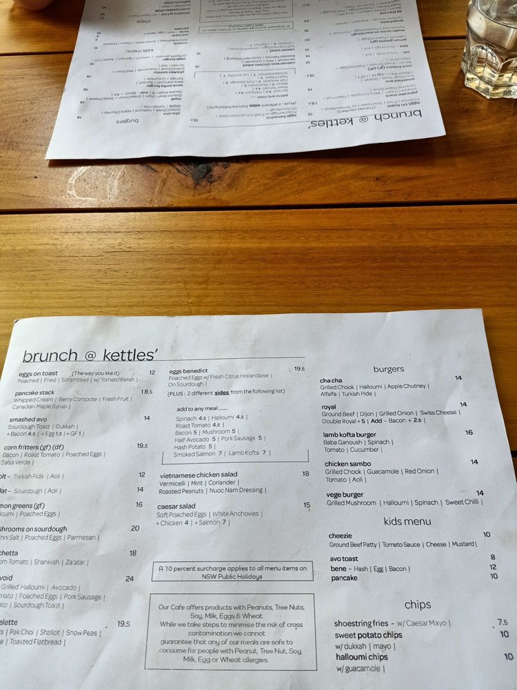 KETTLES ON CAFE Updated April 2024 7880 Marine Parade, Kingscliff