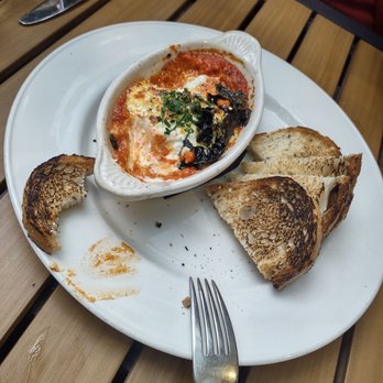 Caroline - Baked goat cheese with romesco - Bakeries Near Me - Austin, Texas Caroline - Baked goat cheese with romesco - Bakeries Near Me - Austin, Texas