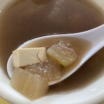 Taisan Huakee Restaurant - Complimentary Tofu Soup - Chinese Near Me - San Francisco, California