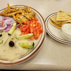 Leo's Coney Island - Chicken Gyro platter