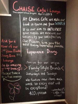 Menu photo 1 Chaise Cafe & Lounge Winnipeg, MB