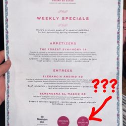 El Secreto De Rosita - What is this "Michelin Star" doing on the menu?