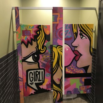 Batch & Brine - Look at that bathroom art! - Burgers Near Me - Lafayette, California Batch & Brine - Look at that bathroom art! - Burgers Near Me - Lafayette, California