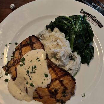 Copper Canyon Grill - Short Smoked Atlantic Salmon* - American Near Me - Lanham, Maryland
