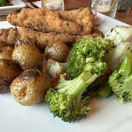 Walleye dinner - nom!