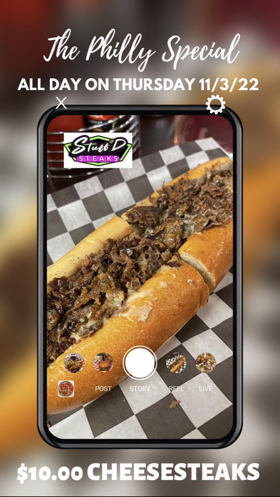 STUFF’D STEAKS Updated October 2024 88 Photos & 60 Reviews 108 W