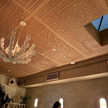 Si! Mon - Ocean-themed dining room and beautiful ceiling - Latin American Near Me - Los Angeles, California