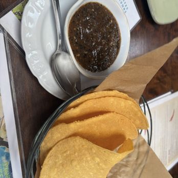 SAUSAL - Chips with black beans - Mexican Near Me - El Segundo, California
