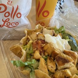 Chicken Tostada Salad