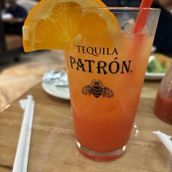 Pedro’s Tacos & Tequila Bar - Tequila sunrise - Mexican Near Me - Macon, Georgia