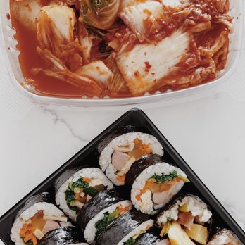 Mom's Refrigerator - Fish cake & sausage kimbap, Napa Cabbage kimchi - Korean Near Me - Las Vegas, Nevada