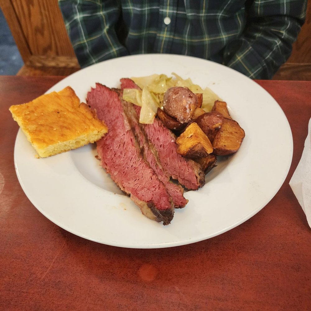 Two Drummers Smokehouse - Corned Beef & Cabbage dinner - Barbeque Near Me - Toano, Virginia Two Drummers Smokehouse - Corned Beef & Cabbage dinner - Barbeque Near Me - Toano, Virginia