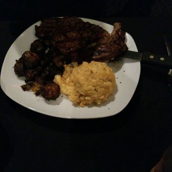 Filet's Waterfront - Ribeye, veggies and mac - Seafood Near Me - North Myrtle Beach, South Carolina Filet's Waterfront - Ribeye, veggies and mac - Seafood Near Me - North Myrtle Beach, South Carolina