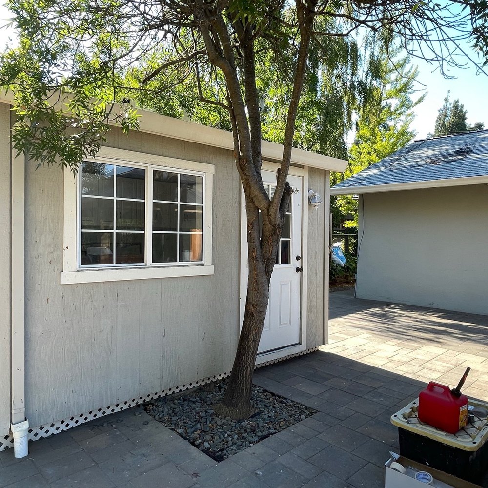 Custom Painting - The outdoor shed was bland and boring. - Painters Near Me - Livermore, California