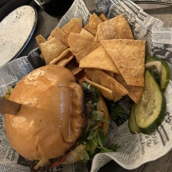 Brick N' Mortar Kitchen & Catering - Buffalo Blue Burger Saturday special with torts. - Pizza Near Me - Heidelberg, Pennsylvania Brick N' Mortar Kitchen & Catering - Buffalo Blue Burger Saturday special with torts. - Pizza Near Me - Heidelberg, Pennsylvania