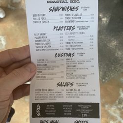 Paper menu