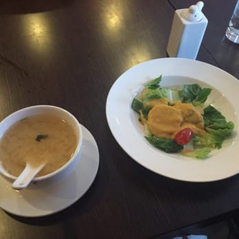 Akaru Sushi - Miso soup and salad - Sushi Bars Near Me - Brooklyn, New York Akaru Sushi - Miso soup and salad - Sushi Bars Near Me - Brooklyn, New York