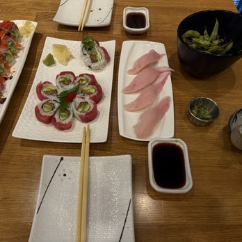 Kinja Sushi - Rainbow Roll & Cherry Blossom Roll - Ramen Near Me - San Ramon, California Kinja Sushi - Rainbow Roll & Cherry Blossom Roll - Ramen Near Me - San Ramon, California