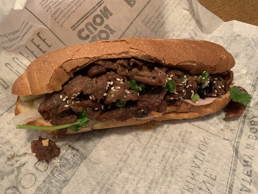 Banh mi and roll + by null