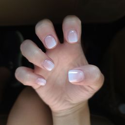 Ombre Acrylic nails by Alina