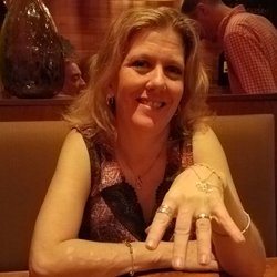 Philipson's Jewelry - My extremely happy wife displaying her Valentine's gift
