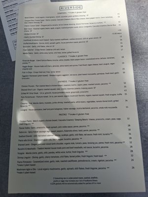Menu photo 2 Riverside Hood River, OR Menu photo 2 Riverside Hood River, OR