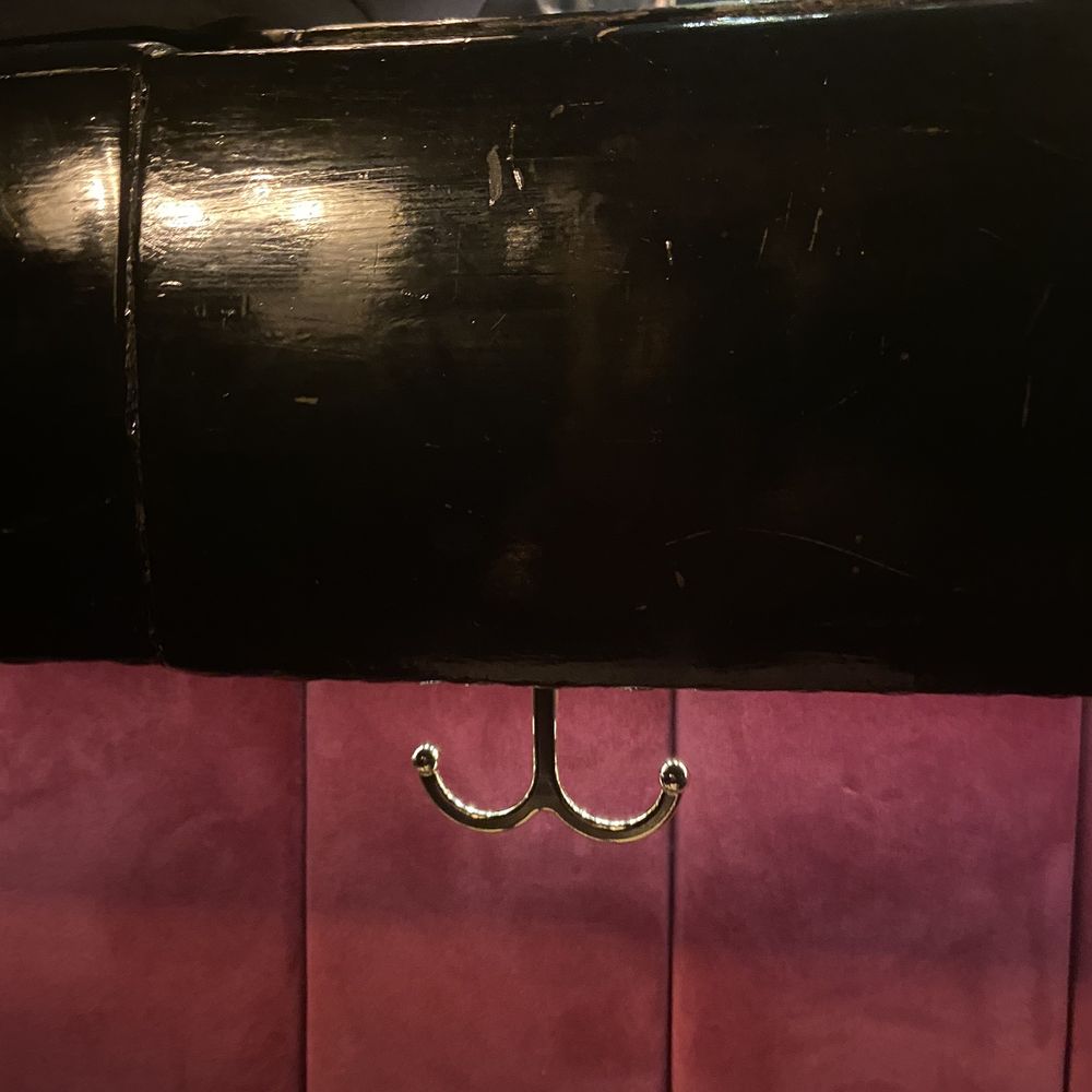 The Belvedere Inn - Purse holder under the bar... good idea - New American Near Me - Lancaster, Pennsylvania