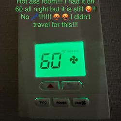 Hyatt Regency Pittsburgh International Airport - Thermostat that seems not to work accurately.