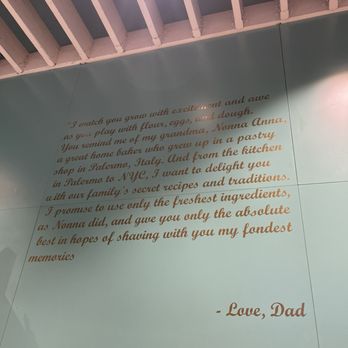 Angelina Bakery - Quote written inside of coffee shop - Bakeries Near Me - New York, New York