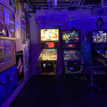 Totally Awesome Bar - a row of pinball machines - Sports Bars Near Me - Savannah, Georgia Totally Awesome Bar - a row of pinball machines - Sports Bars Near Me - Savannah, Georgia