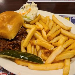 Shredded BBQ Short Rib Sandwich