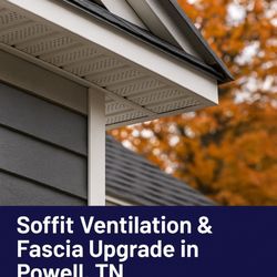 MI Homesiding & Roofing - Soffit Ventilation & Fascia Upgrade - Powell, TN . Another Knoxville-area transformation by MI Homesiding LLC Roofing 
This Powell home