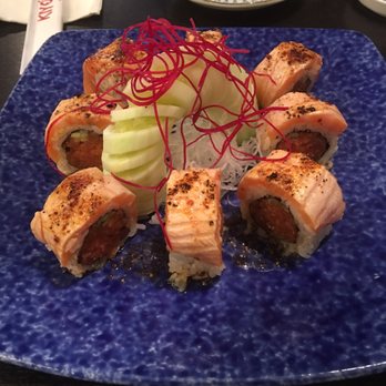 Kiyora Sushi - Cajun salmon roll. - Sushi Bars Near Me - Redlands, California