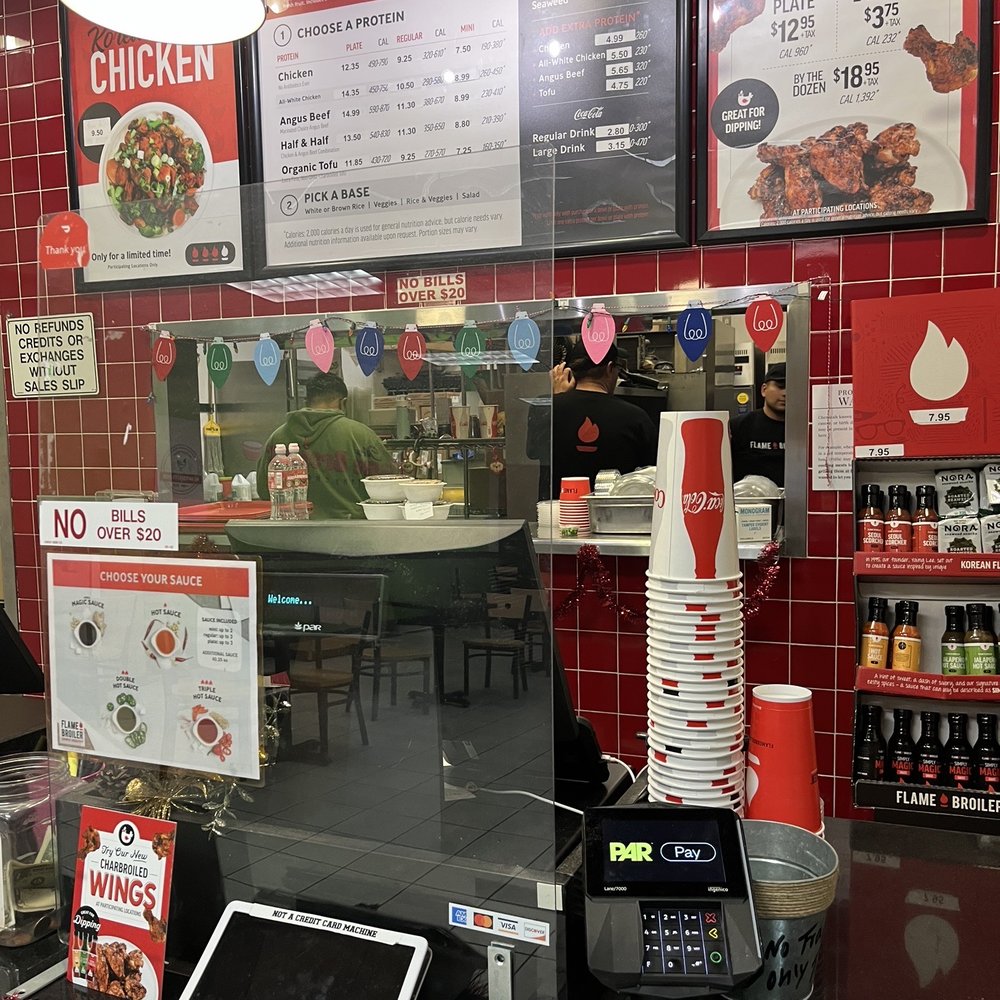 Flame Broiler - Team working hard !!! Great job boyz way to rep your restaurant. - Korean Near Me - Long Beach, California