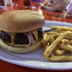 Sloopy's - Beer cheese burger.