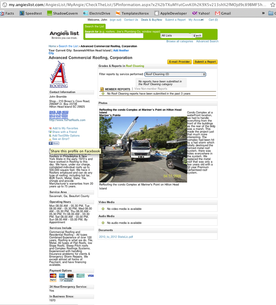 Slide of Advanced Commercial Roofing Corporation