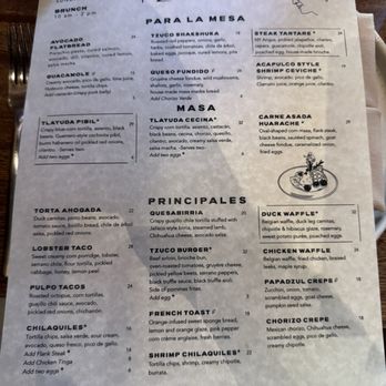 Tzuco - Menu - Mexican Near Me - Chicago, Illinois Tzuco - Menu - Mexican Near Me - Chicago, Illinois