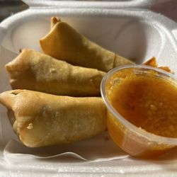 Thai Taste - Matthews - Koong Gra Bok - shrimp in egg roll shell
