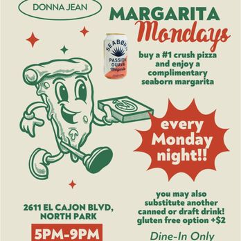 Donna Jean - Yes, please! - Pizza Near Me - San Diego, California
