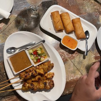 Erawan Thai - . Satay (4) Cheese Roll (3) - Thai Near Me - Cumming, Georgia