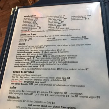 The Lobster Trap - Menu - Seafood Near Me - Avalon, California
